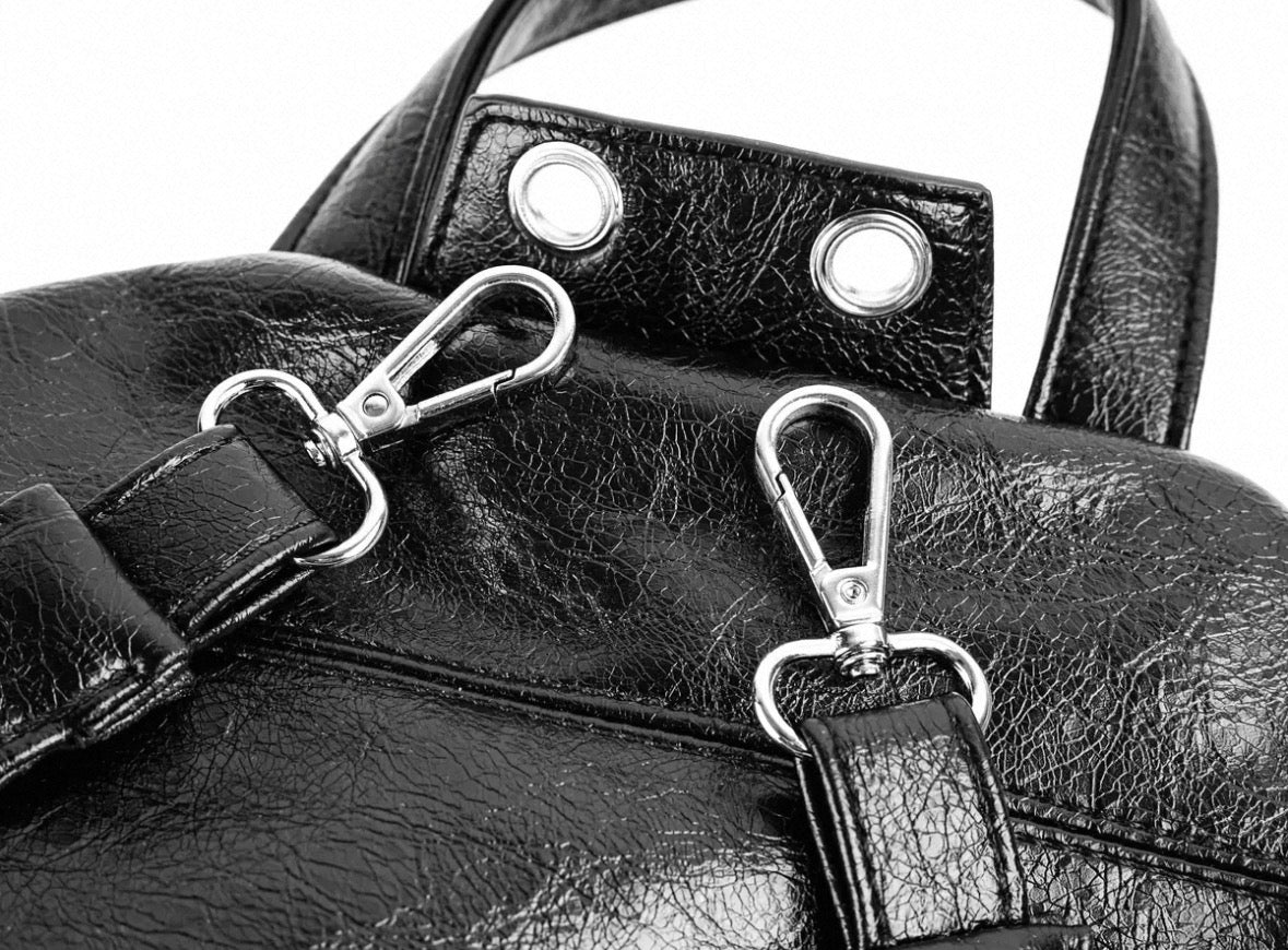 REBEL WAVE PU Lether Cross Back Pack