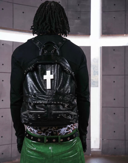 REBEL WAVE PU Lether Cross Back Pack