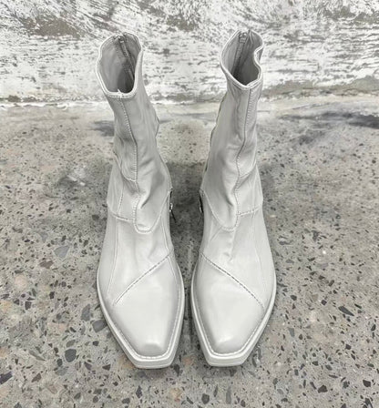 Leather Engineer Boots