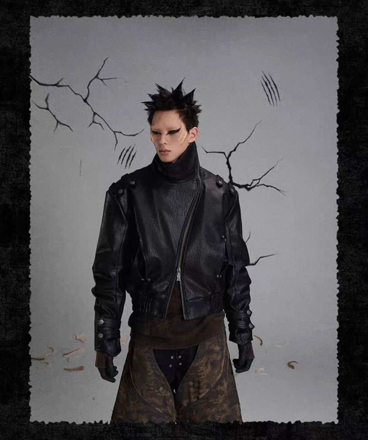 FLYERRER PU Leather Jacket