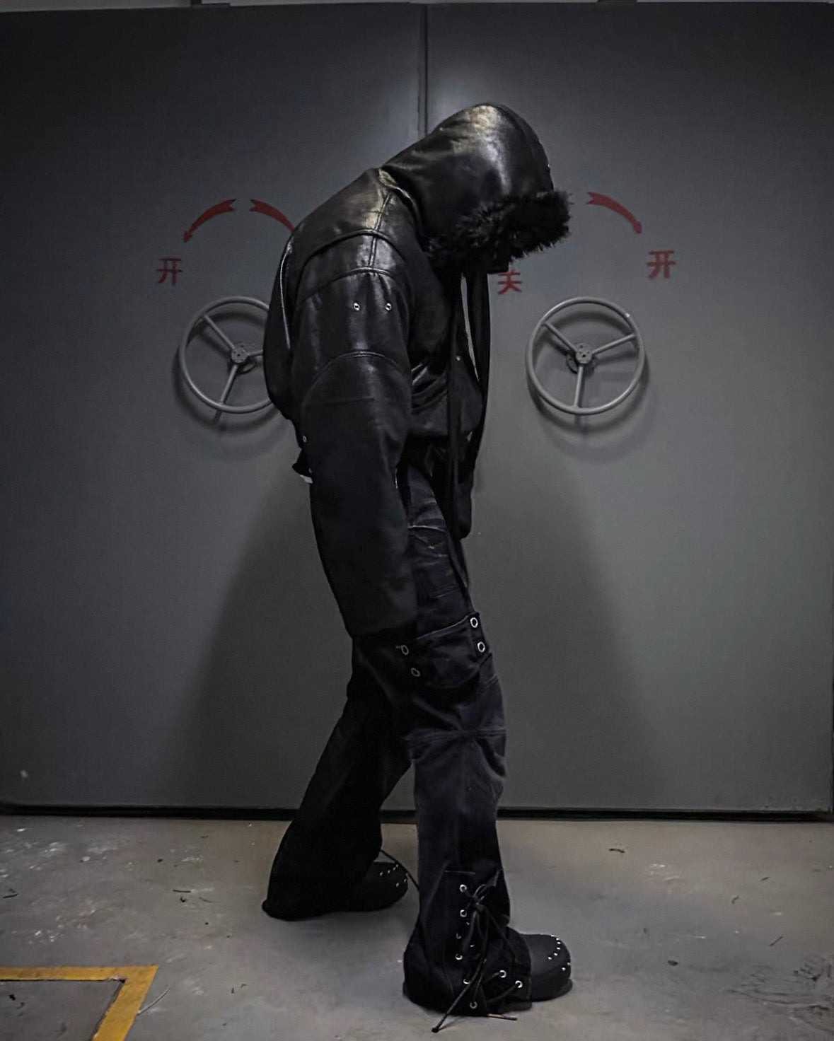 LOSECONTROLEDGE Reversible Bomber Jacket