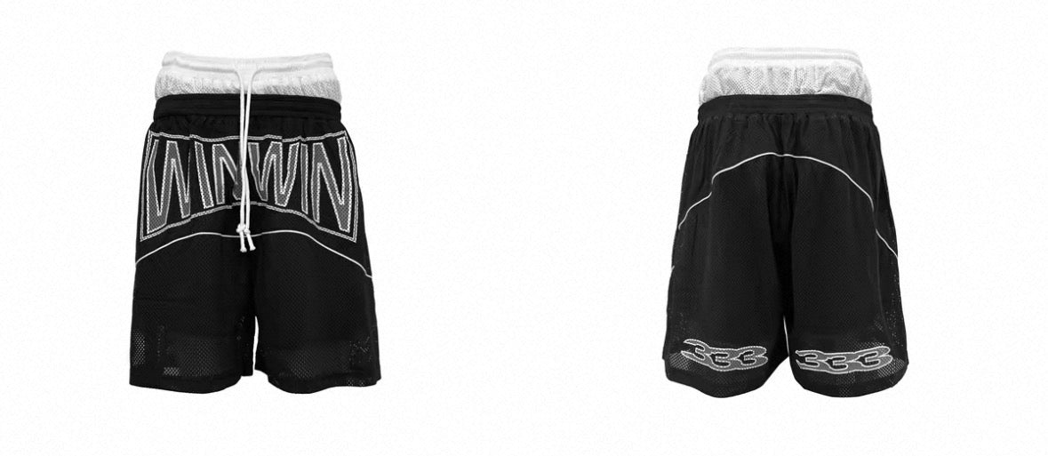 PCCVISION Black half pants