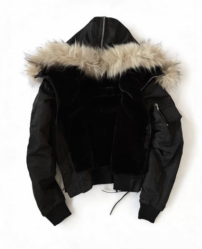 UCAN'TBELIKEME Studs Far Jacket