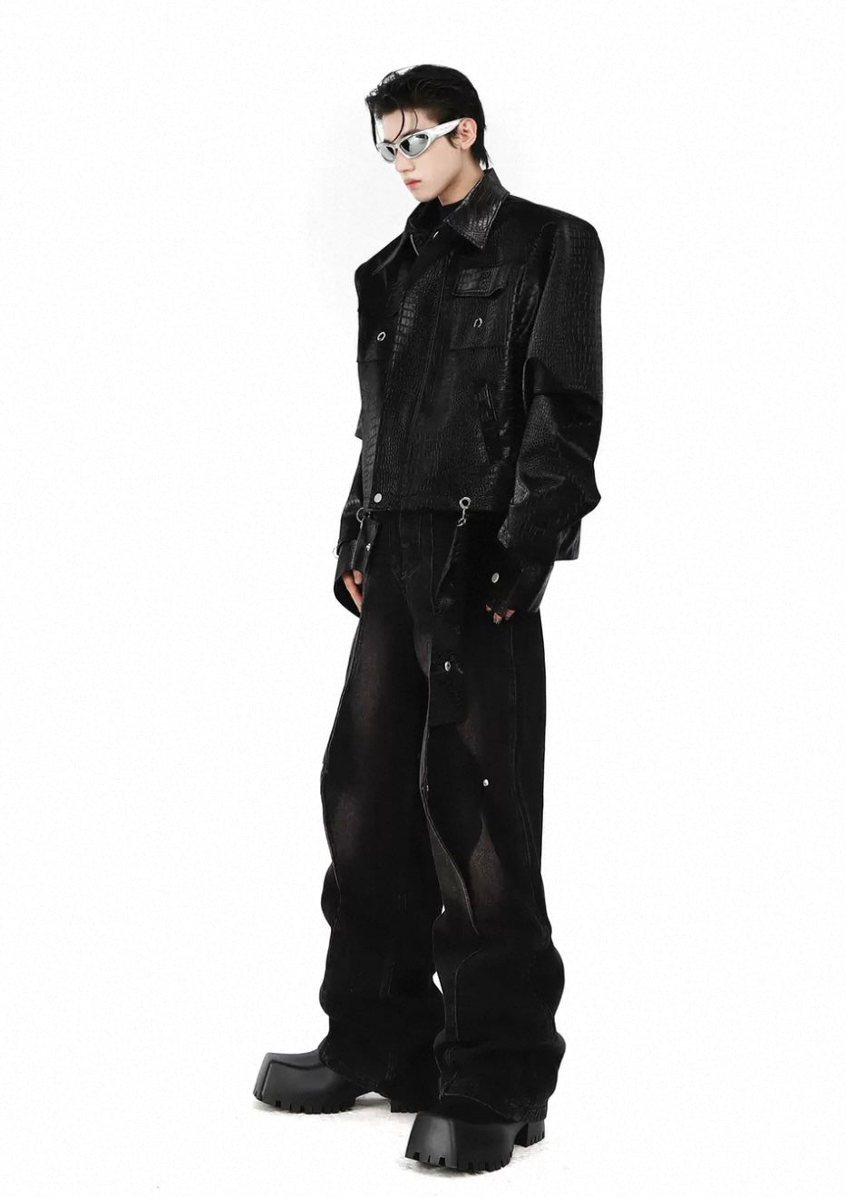 STARTEXCEEDEND PU Leather   Jacket