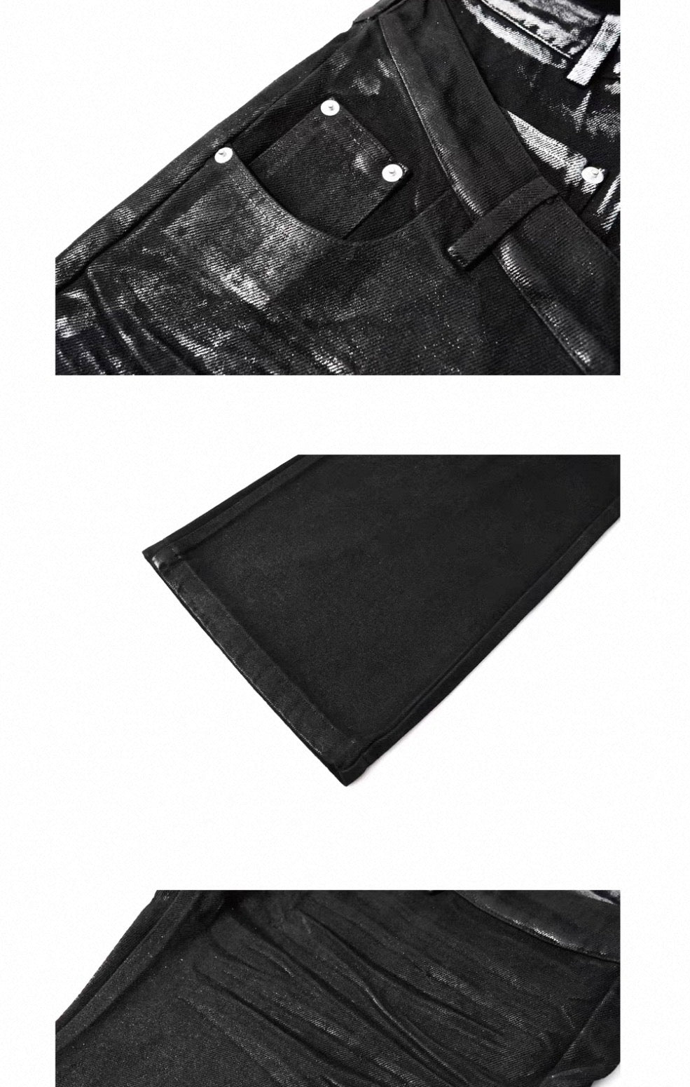 NOVA NEXUS Double waist denim pants