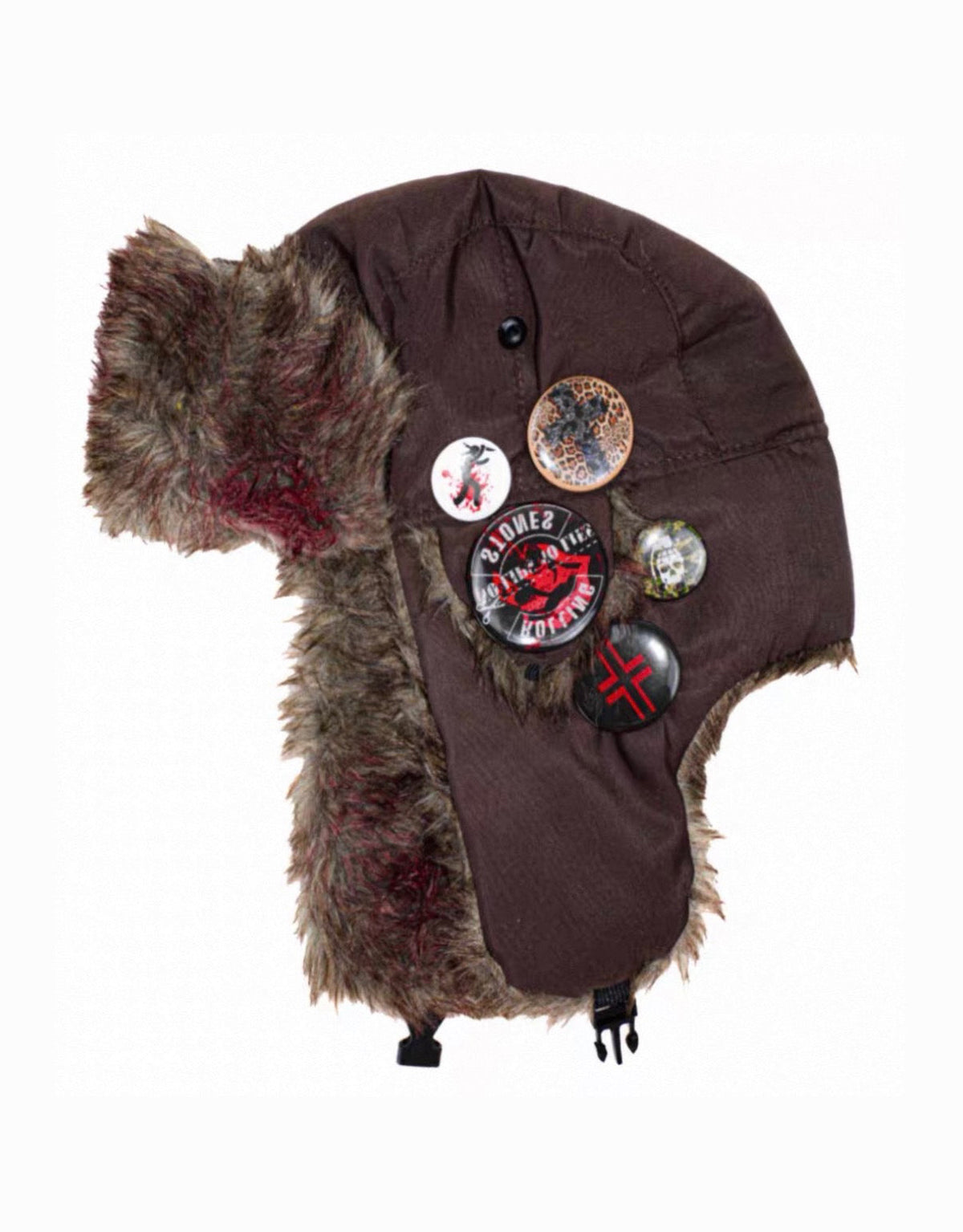 Badge Design Fur Trapper Hat