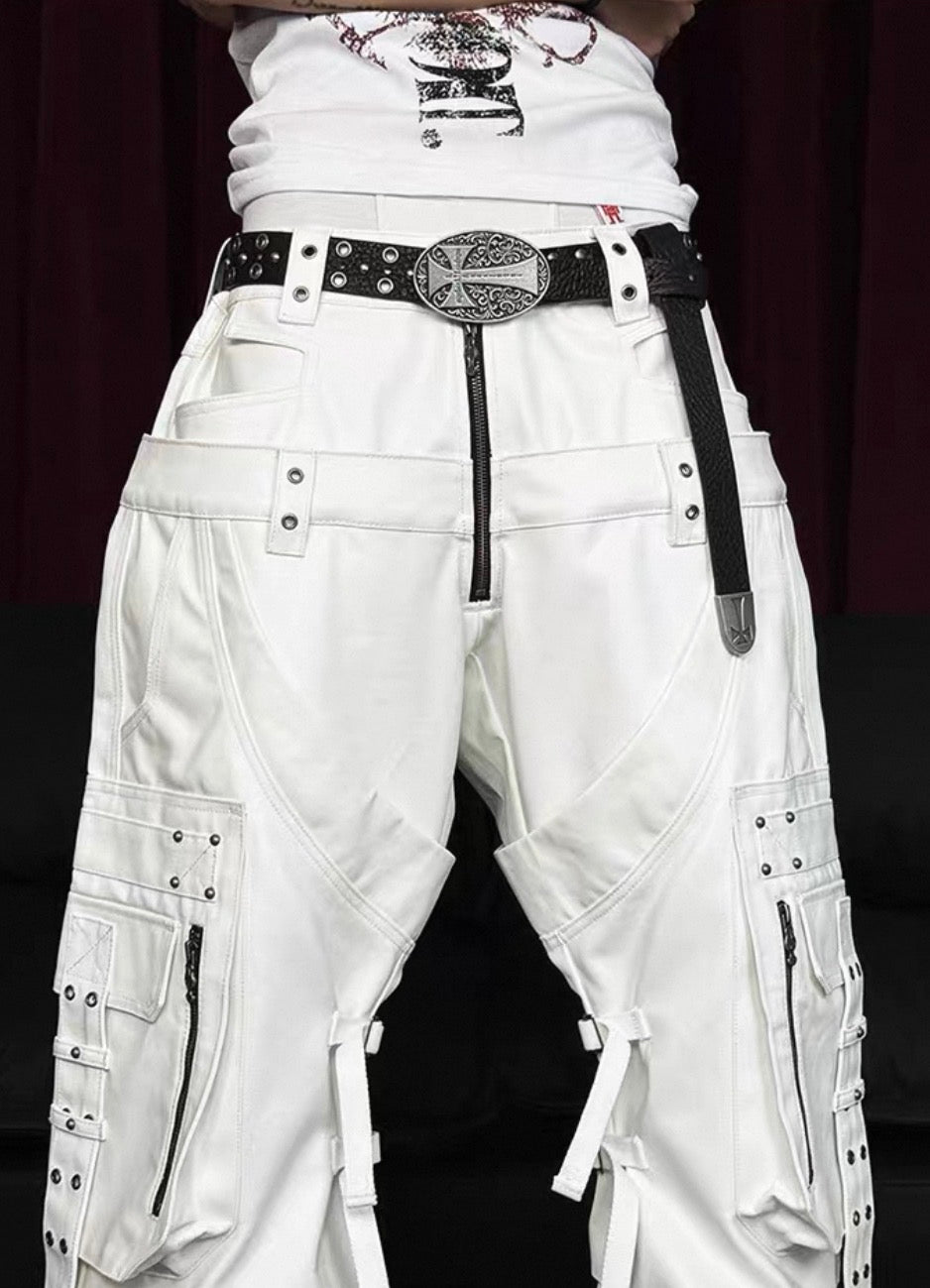 ATANOTHINGNESS Cross buckle belt