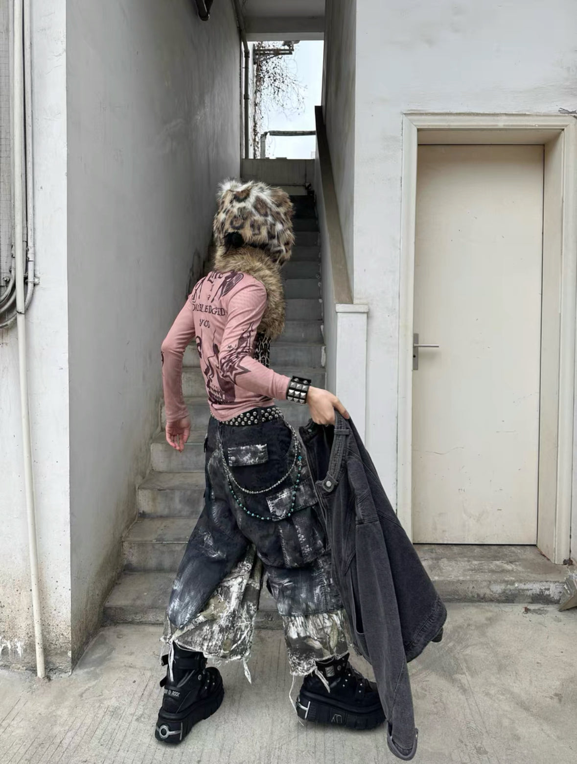 GOJOYJINNI Deathtroy Half Pants