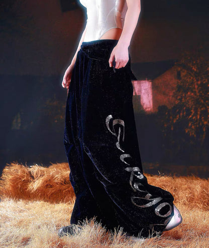 GECKOGOGO Line Stone Pants