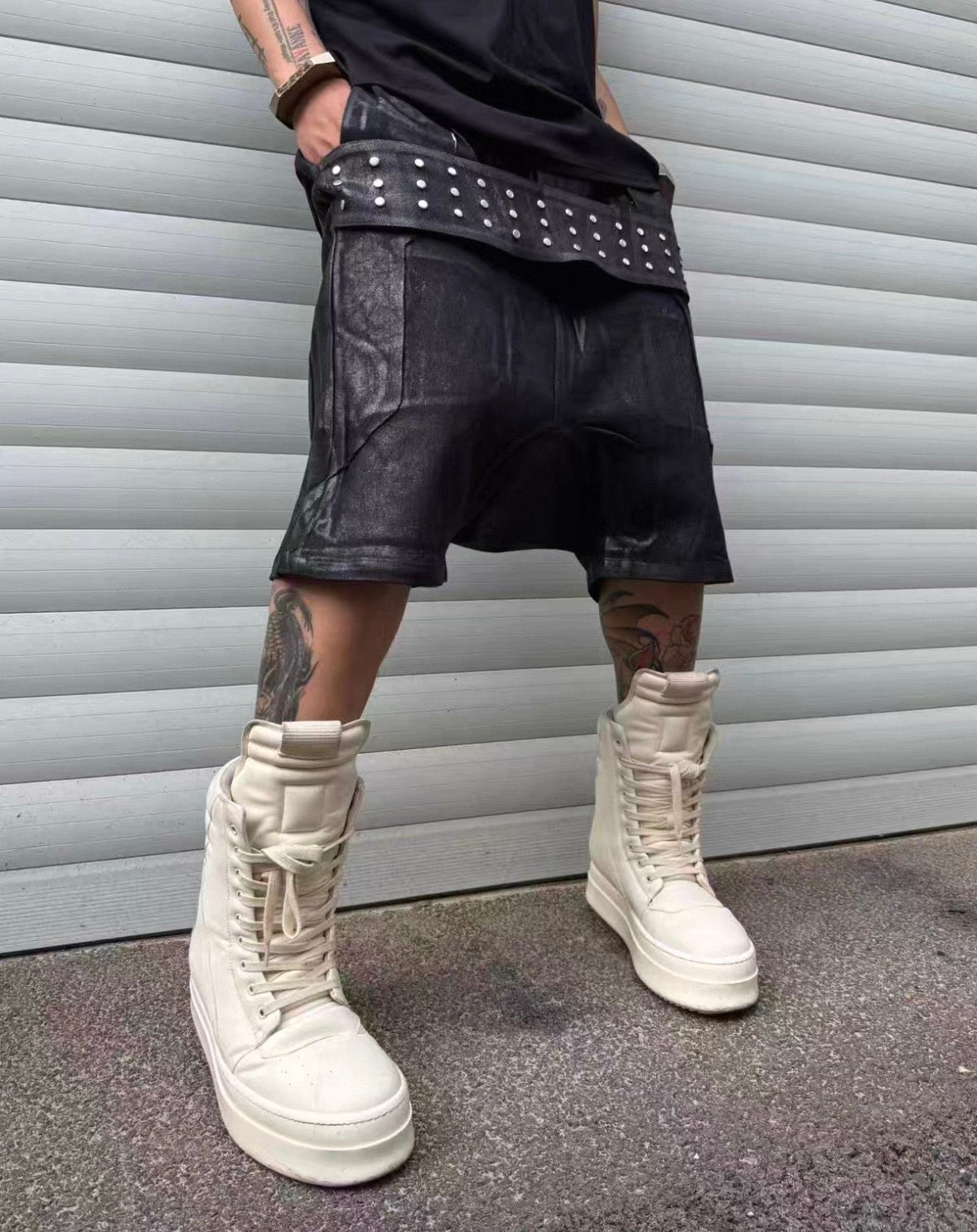 DISASK Belt black pants