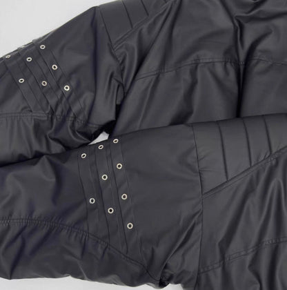 ASTT STUDIO PU Leather Bomber Jacket