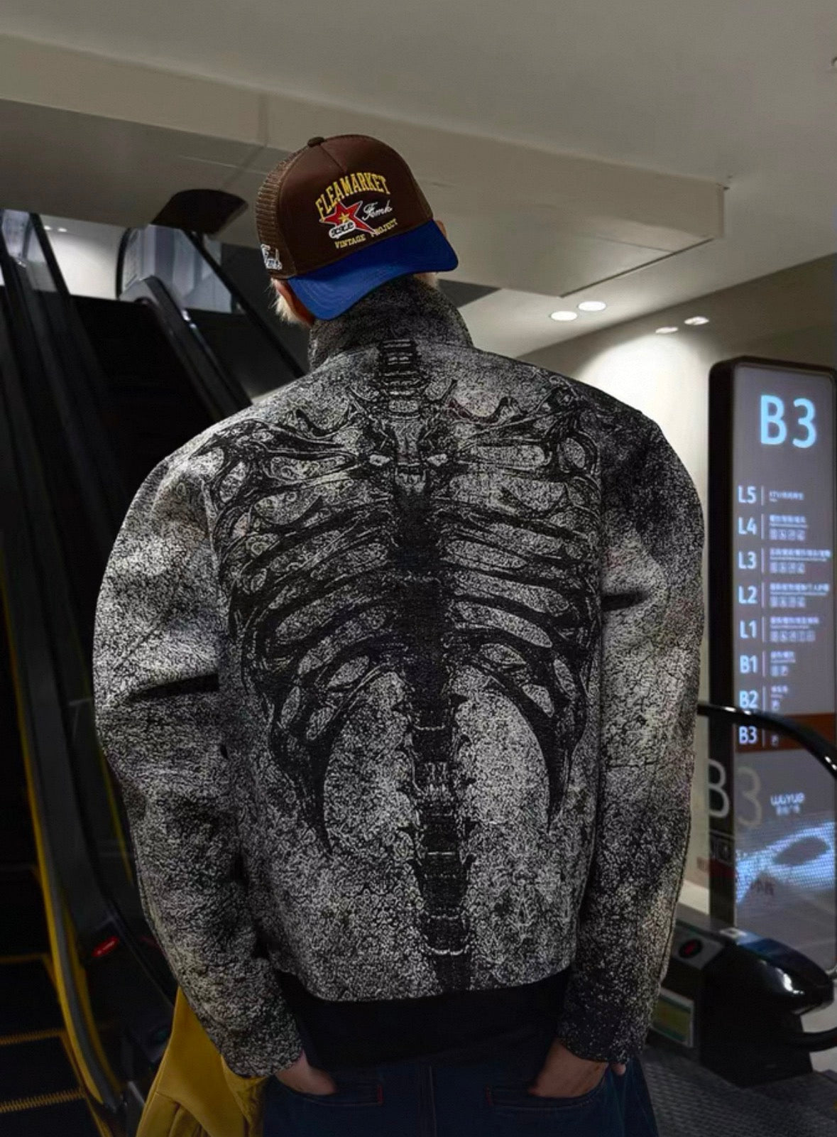 EODUP Skeleton Short Jacket