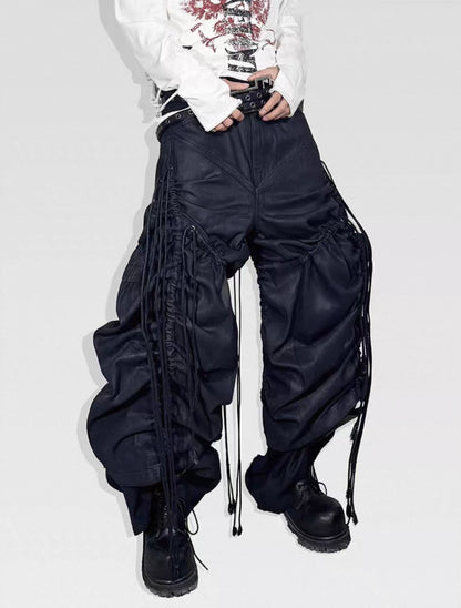 ATANOTHINGNESS Dark Baggy Denim Pants