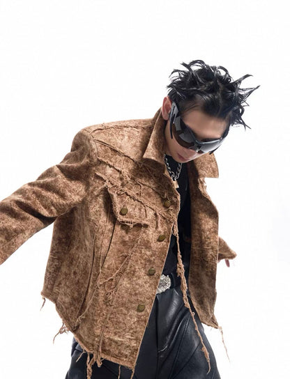 STARTEXCEEDEND Wasteland Distressed Jacket