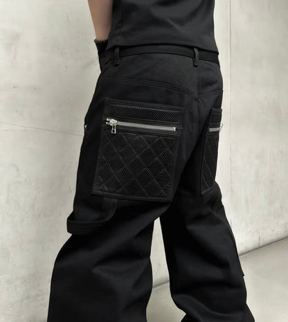RYE CHASIN Black Wide Pants