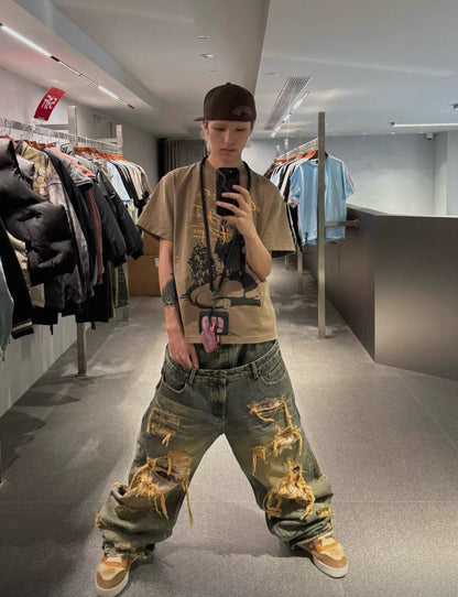 THEWET Double Waist Pants
