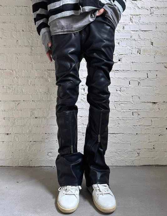 FROMTHEISLAND PU leather Pants