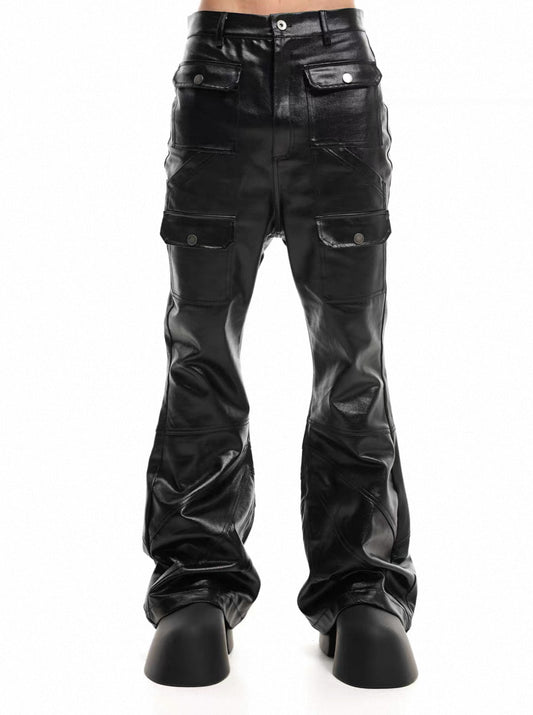SCD CROWD PU Leather Slim Fit Pants