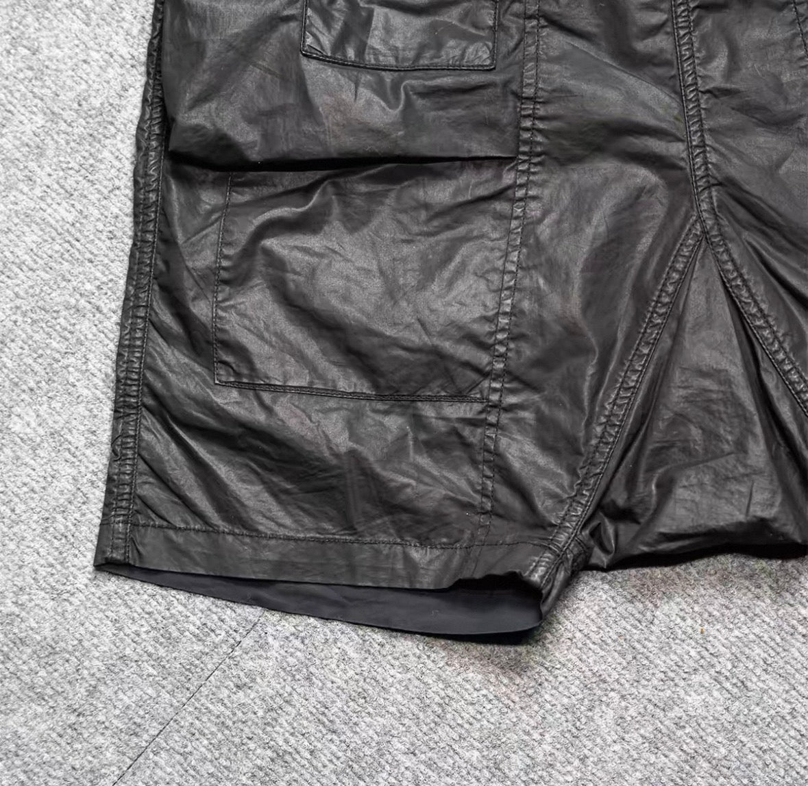 SELFISH SELECT PU leather half pants