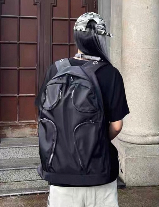 Cyber Love Hunter Cross zip Backpack