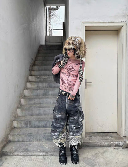 GOJOYJINNI Deathtroy Half Pants