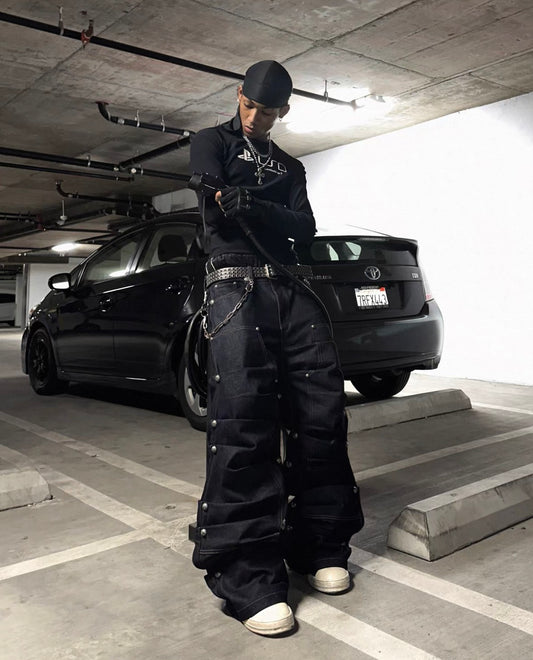 RYE CHASIN Studs Denim Pants