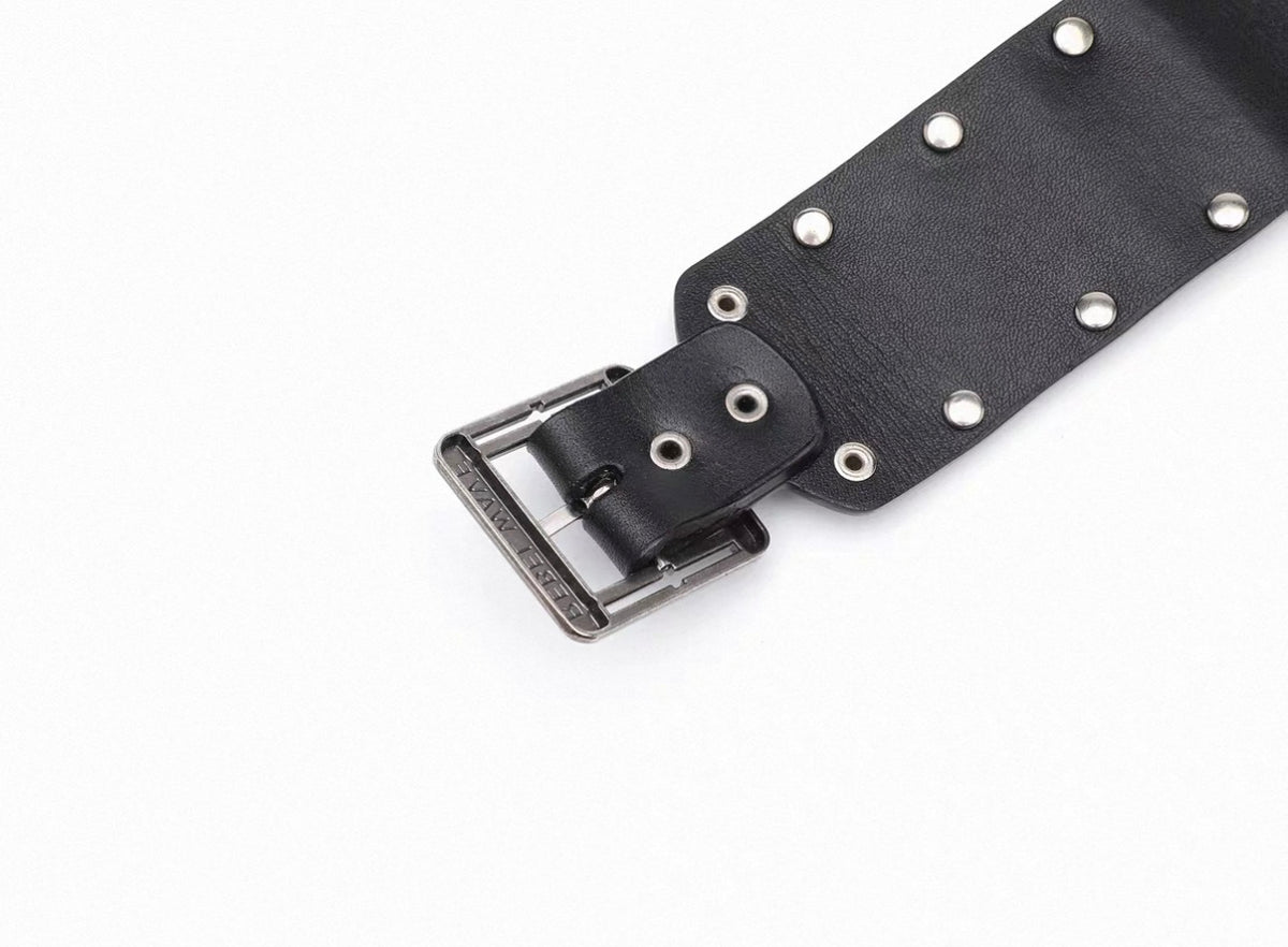 Cross Blade Leather Bracelet