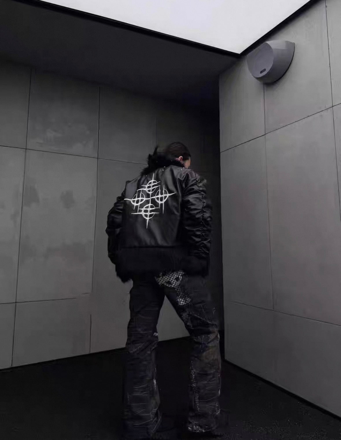 DETW PU Leather Bomber Jacket