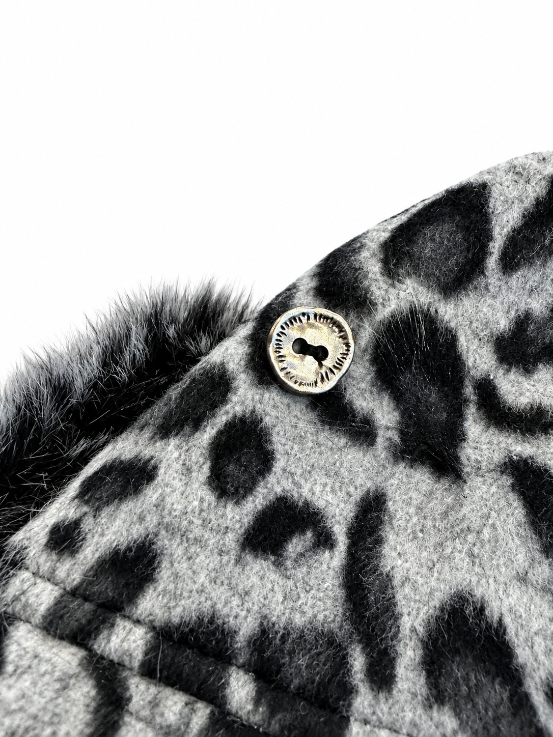 Winter Leopard-Print Trapper Hat