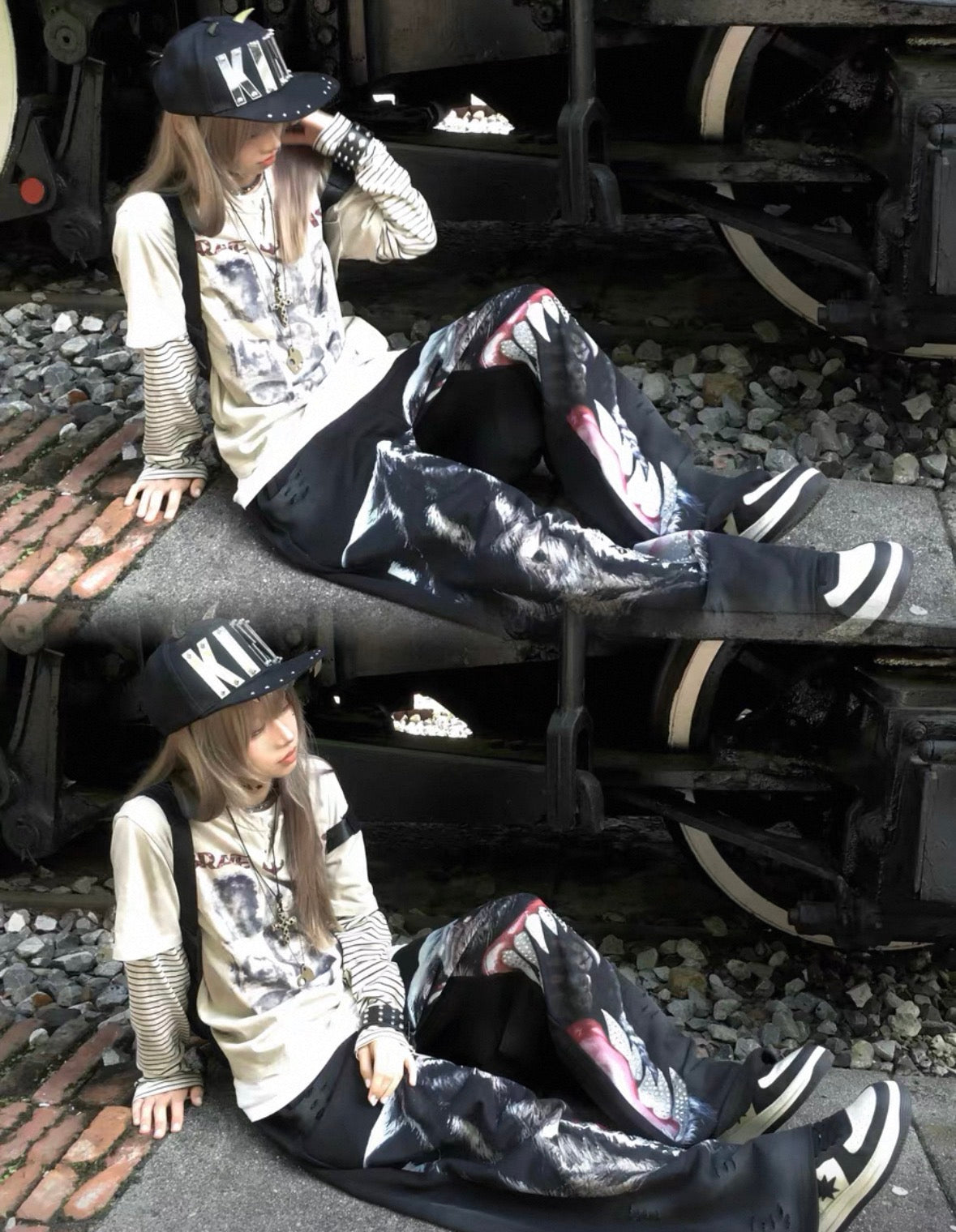 99CLUB Wash Sweat Pants