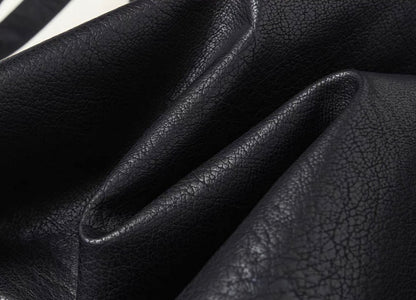 SGWCULT PU Leather Bomber Jacket