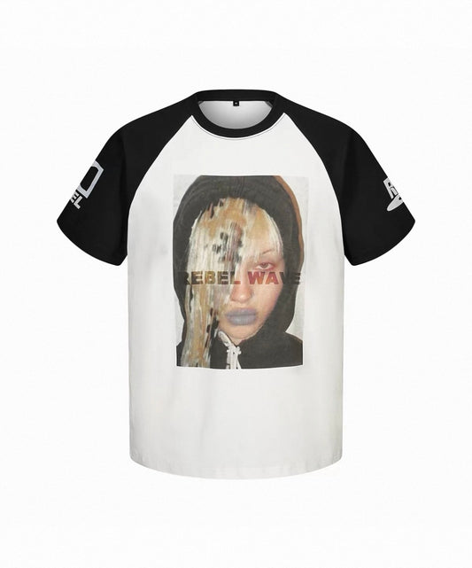 REBEL WAVE Raglan sleeve shirt
