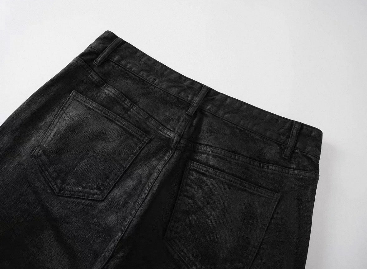 REBELWAVE Studs denim flare pants