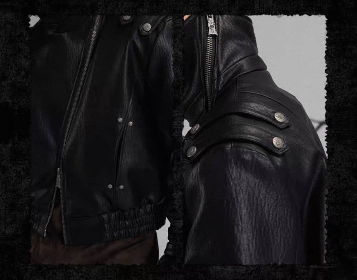 FLYERRER PU Leather Jacket