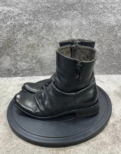 Vintage Washed Mid Boots