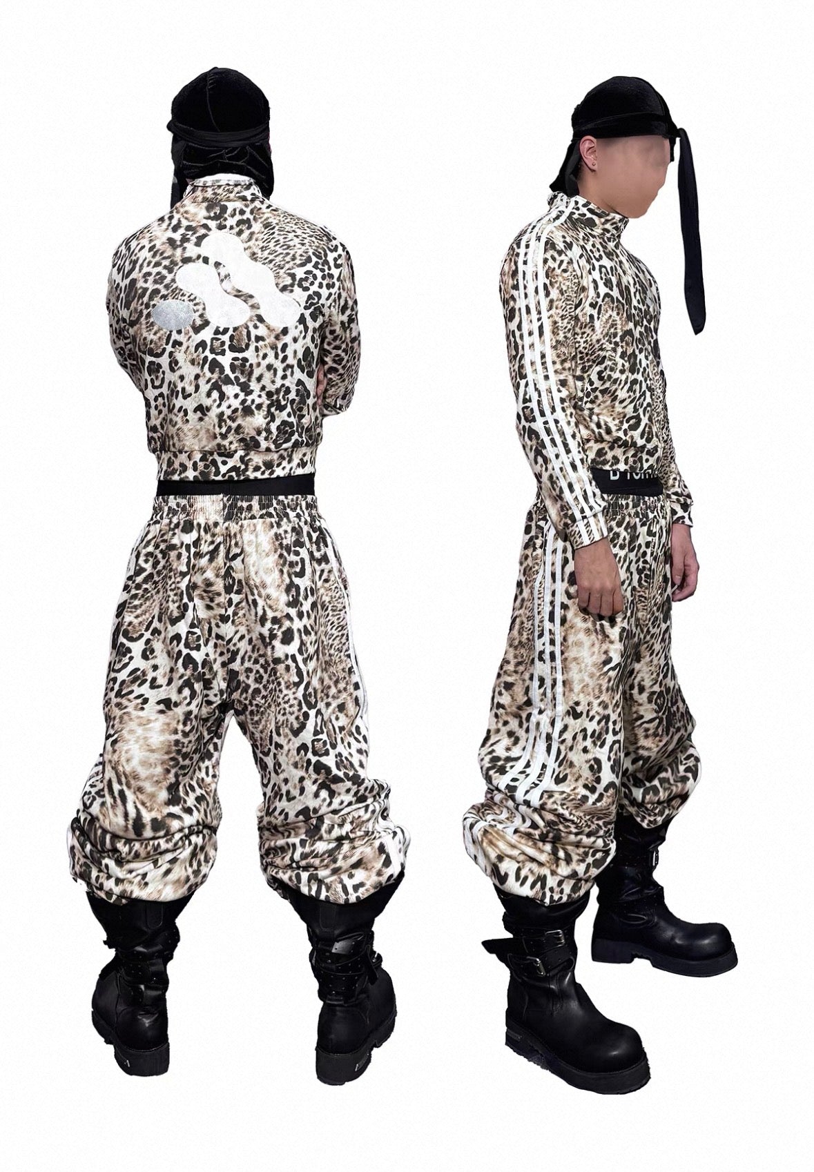 RYE CHASIN Leopard Wide Line Pants