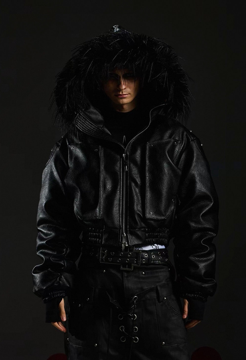 DARKRTPTS Far Hoodie Bomber Jacket