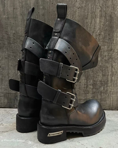 SELFISH SELECT PU Leather Long Boots