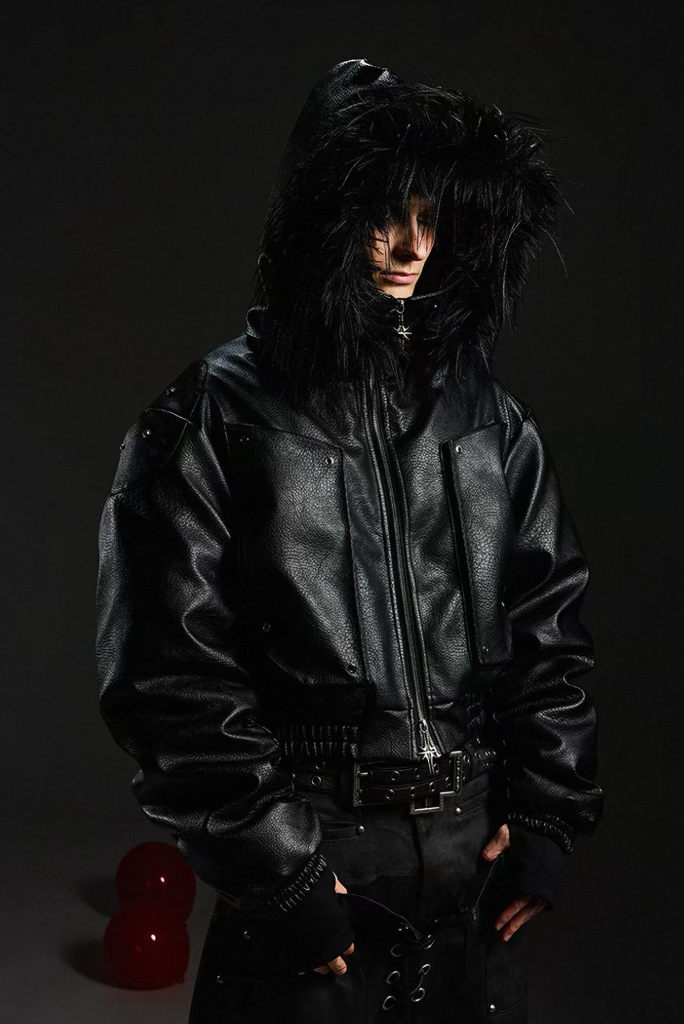 DARKRTPTS Far Hoodie Bomber Jacket