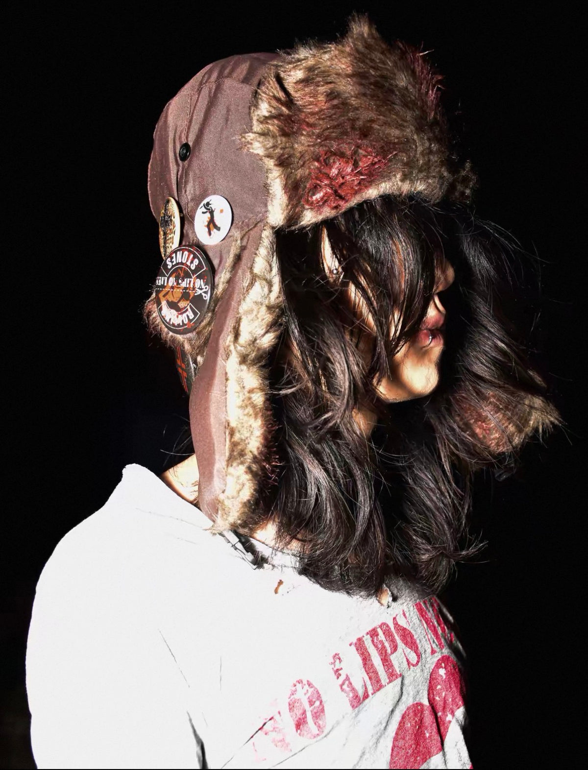 Badge Design Fur Trapper Hat