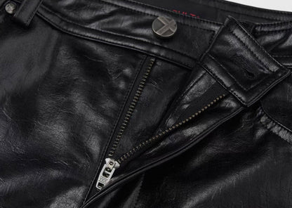 SGWCULT Studs PU leather Pants