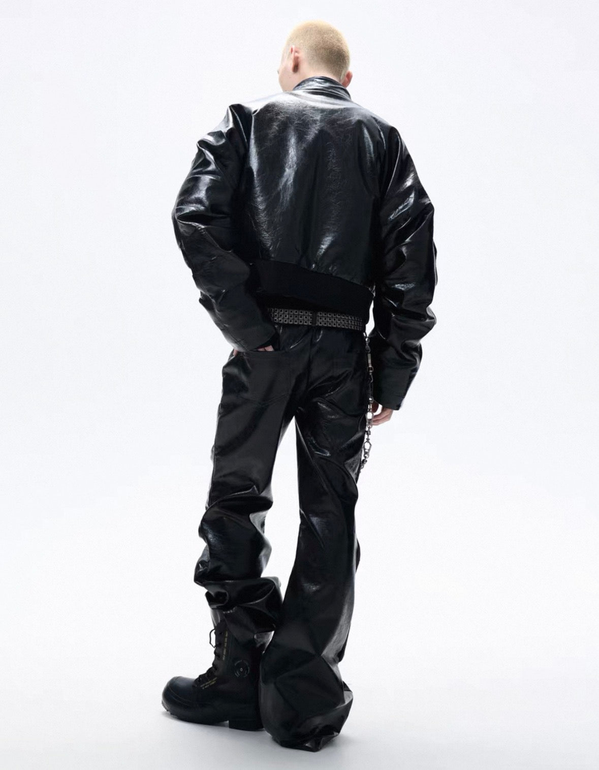 FRKM SCD PU Leather Short Jacket