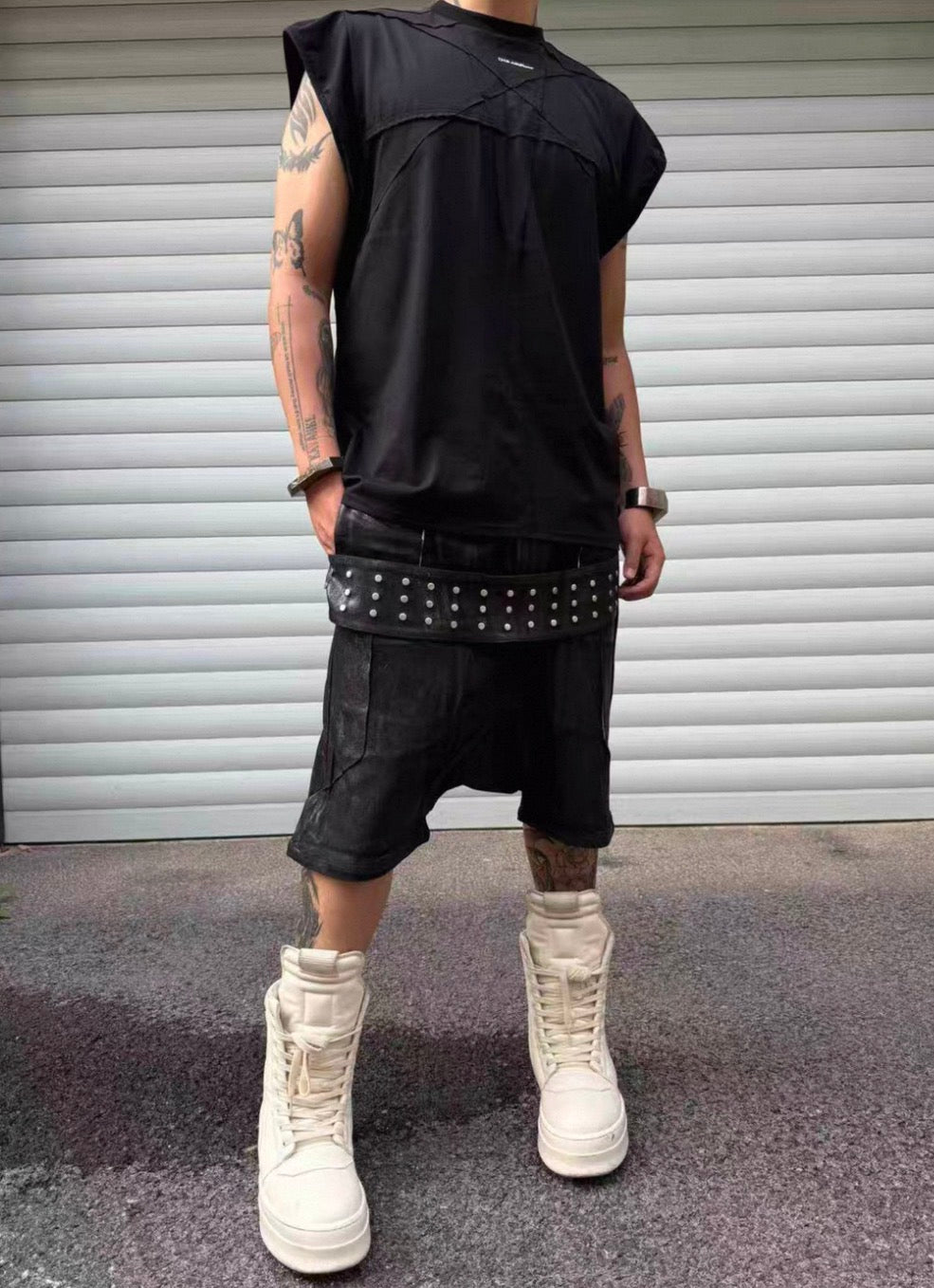 DISASK Belt black pants