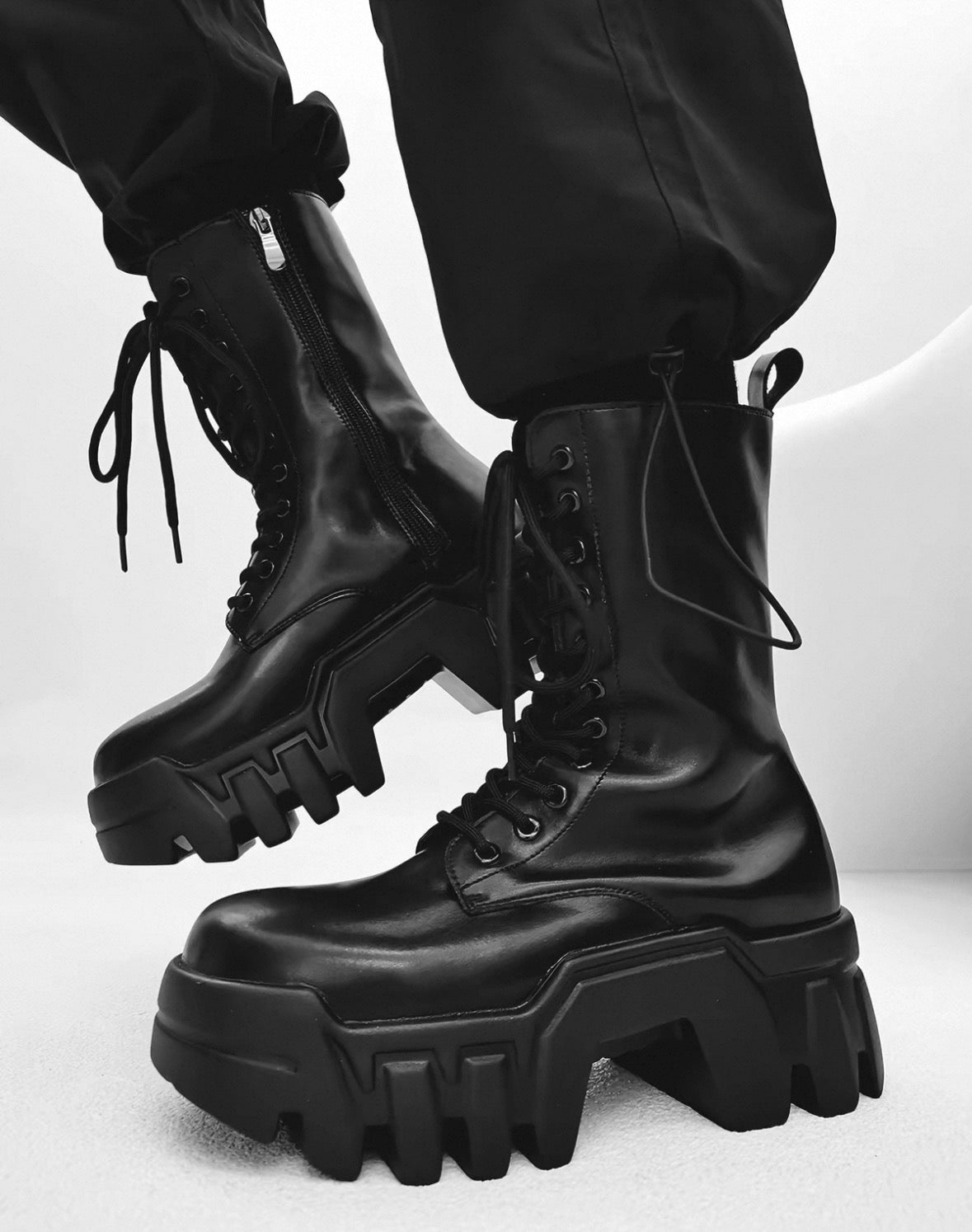 Platform Combat Boots