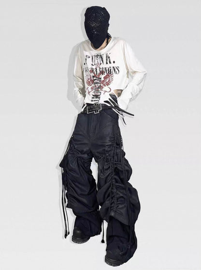 ATANOTHINGNESS Dark Baggy Denim Pants