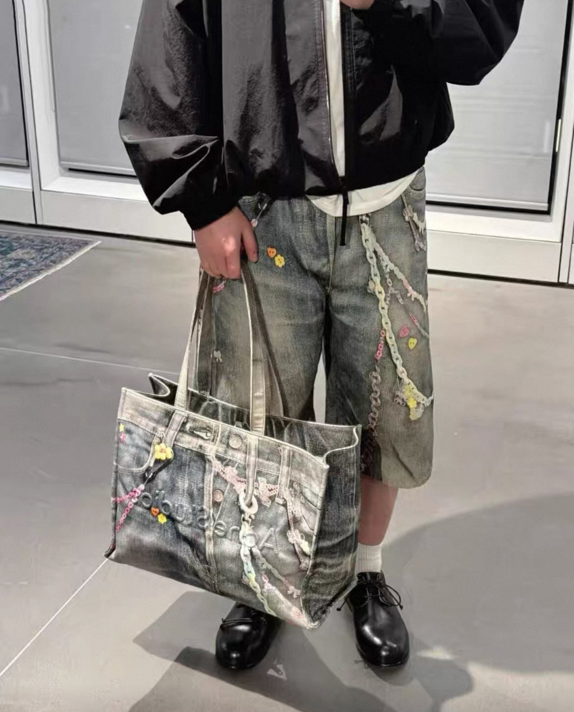 HIGH POINT Print Chain Half Pants