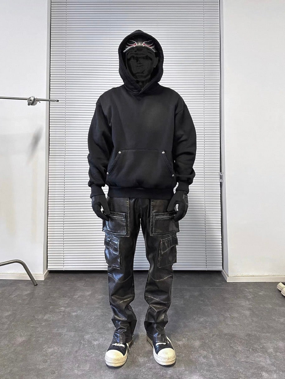 EVI GAZER Black poket pants