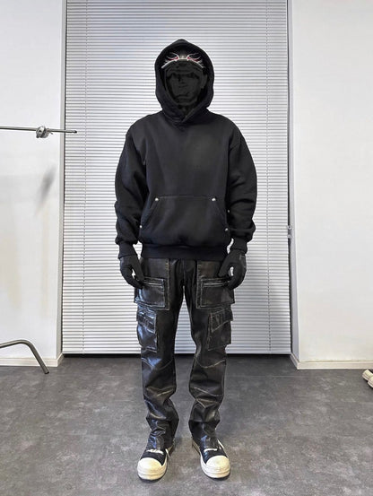 EVI GAZER Black poket pants