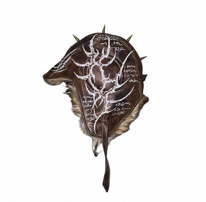 CAROL'S HERE PU Lether Flight Cap