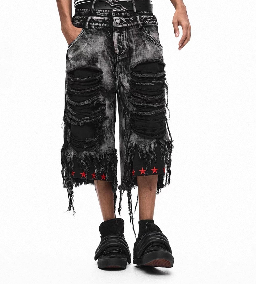 STARTEXCEEDEND Destroy Half Pants
